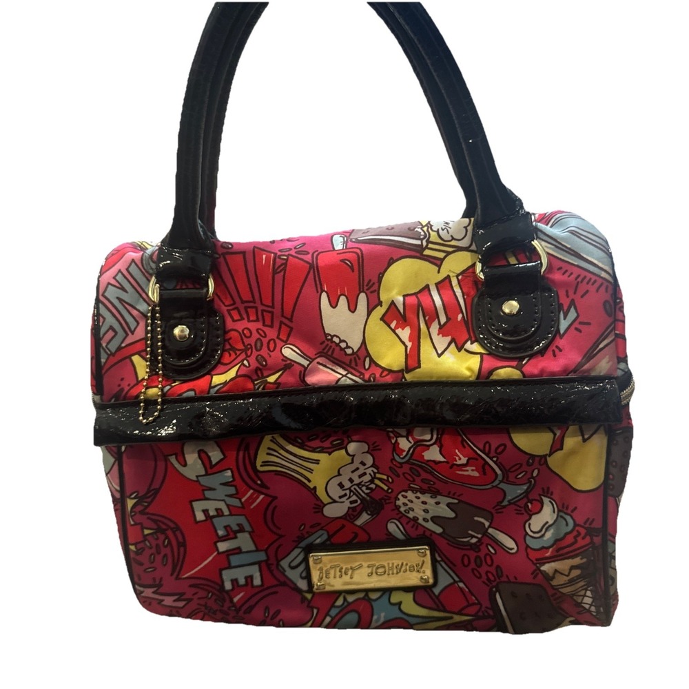 Betsey Johnson Women's Cosmetic Or Cooler Bag - Ice Cream Sweetie theme‎